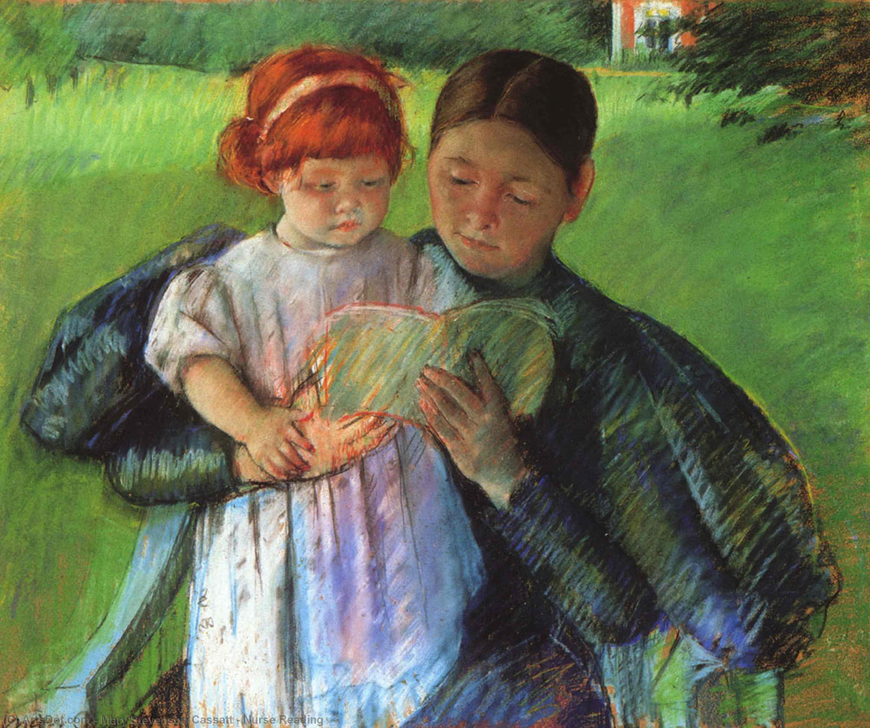 Nurse Reading — Mary Stevenson Cassatt