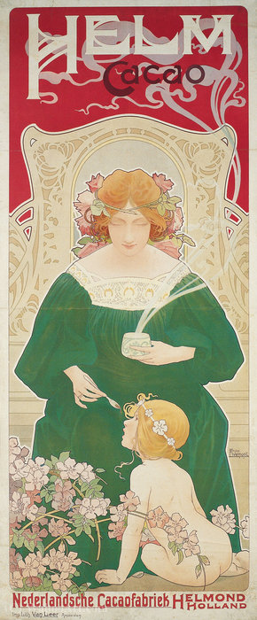 Helm Cacao, (154 X 66 Cm) (1899) — Henri Privat-livemont
