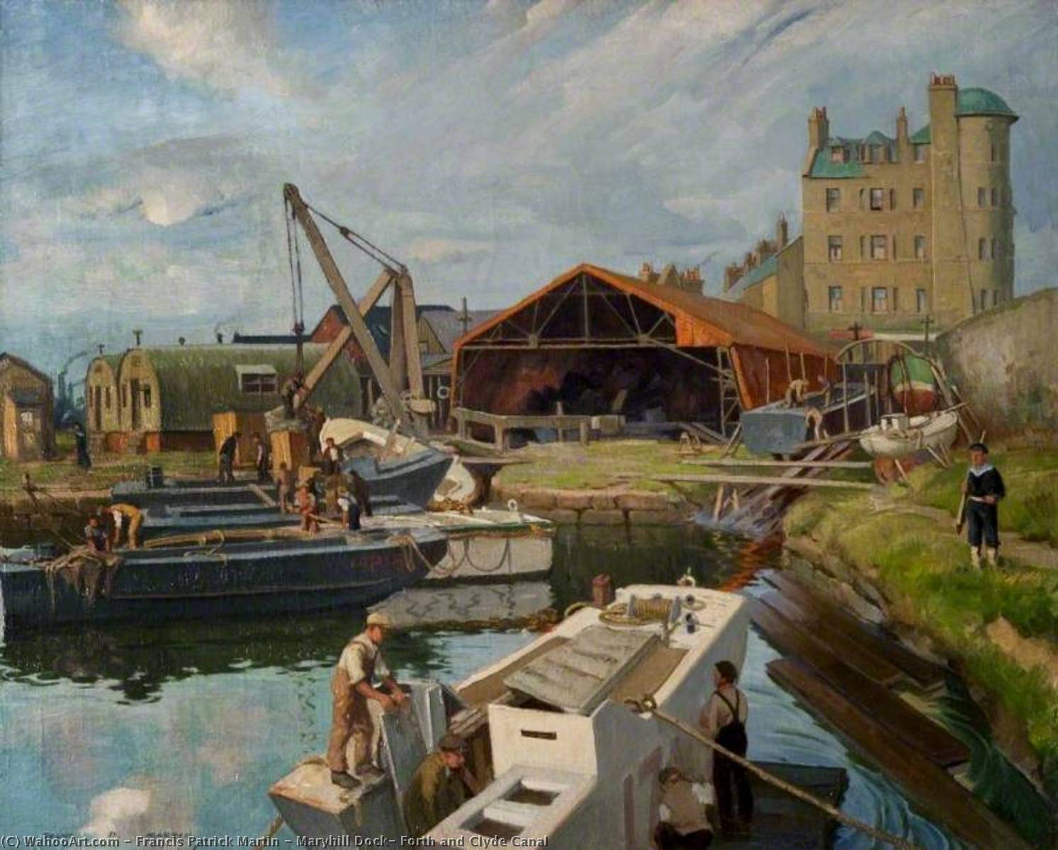 Maryhill Dock, Forth And Clyde Canal — Francis Patrick Martin