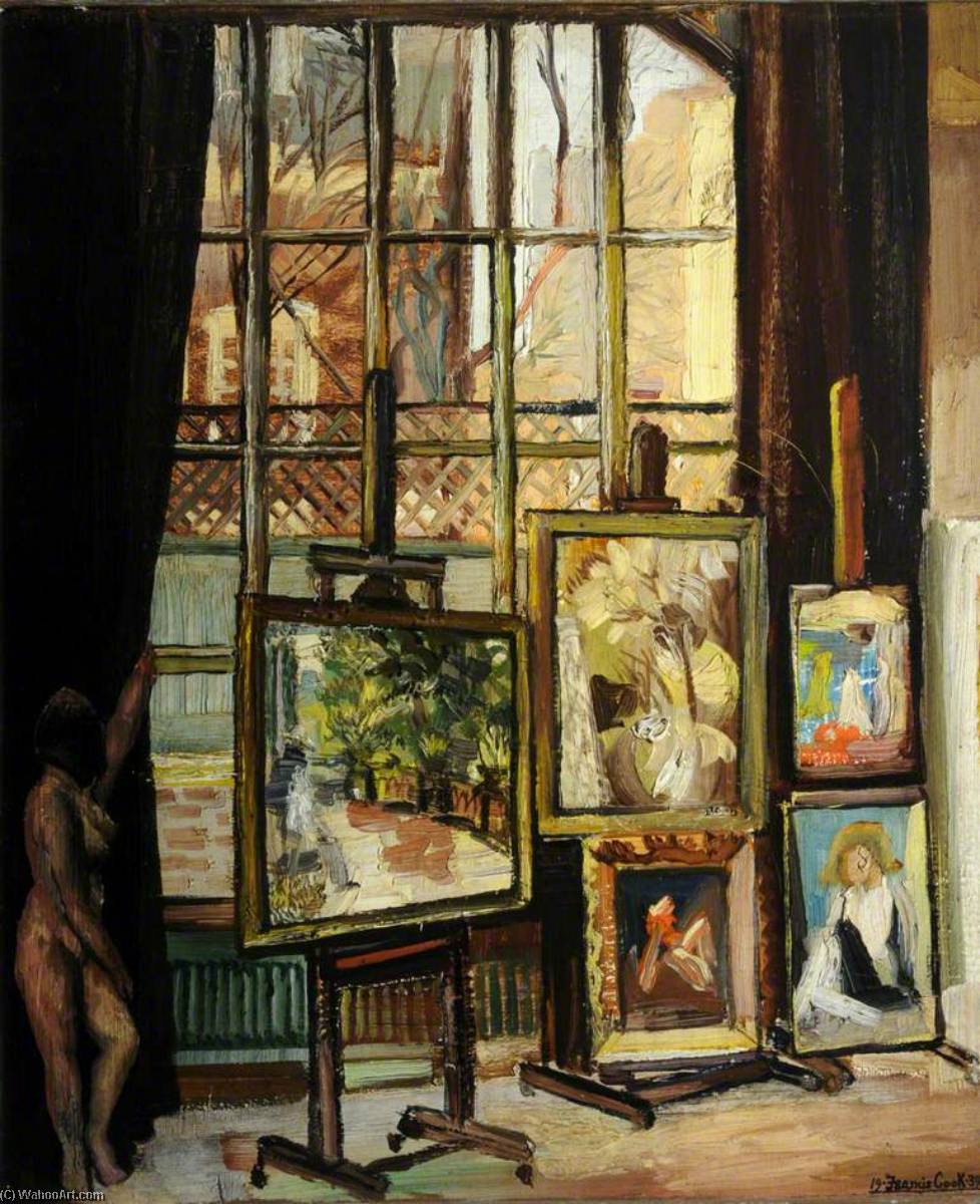 Studio Interior, Chelsea — Francis Ferdinand Maurice Cook