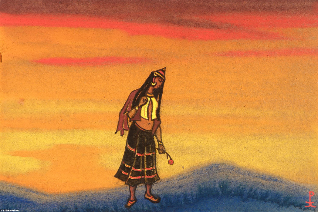 A Captive Girl 1 — Nicholas Roerich