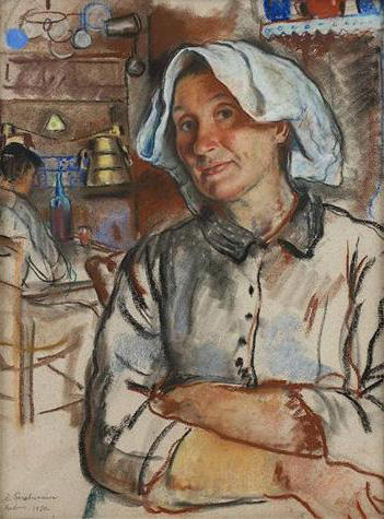 The Pride Of The Housewife — Zinaida Serebriakova