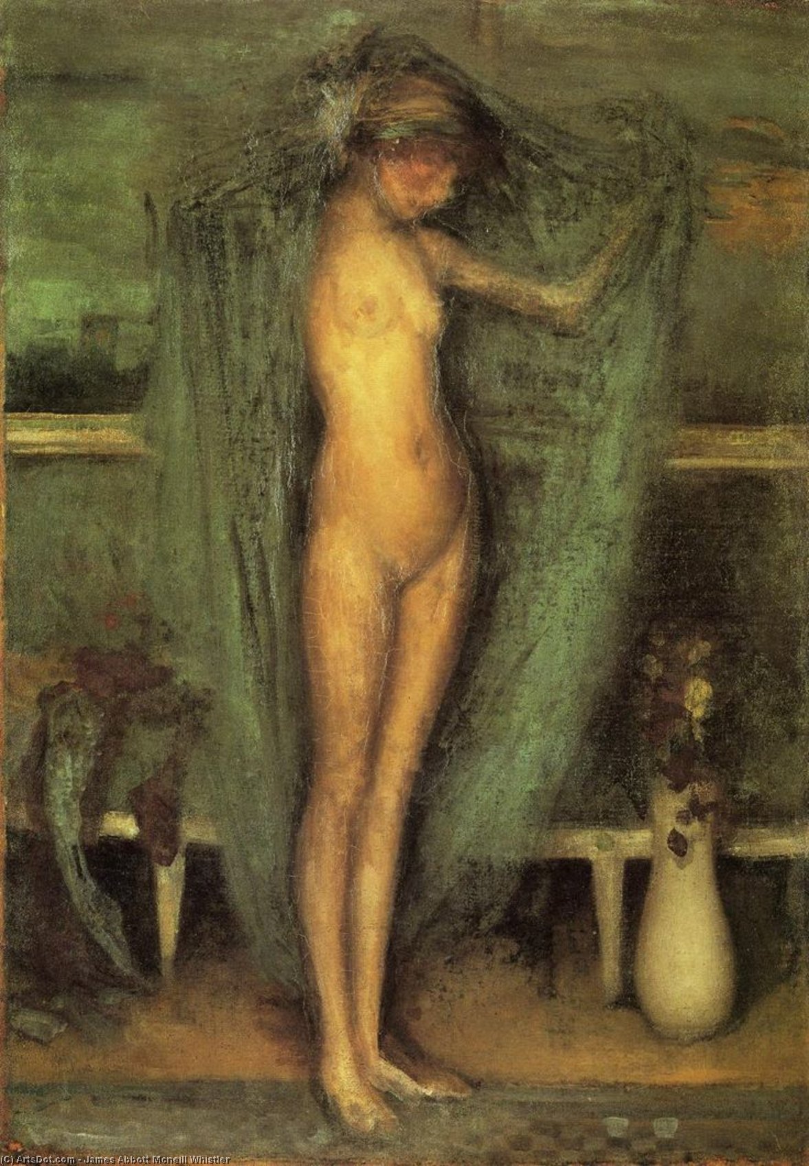 Harmony In Blue And Gold: The Little Blue Girl — James Abbott Mcneill Whistler