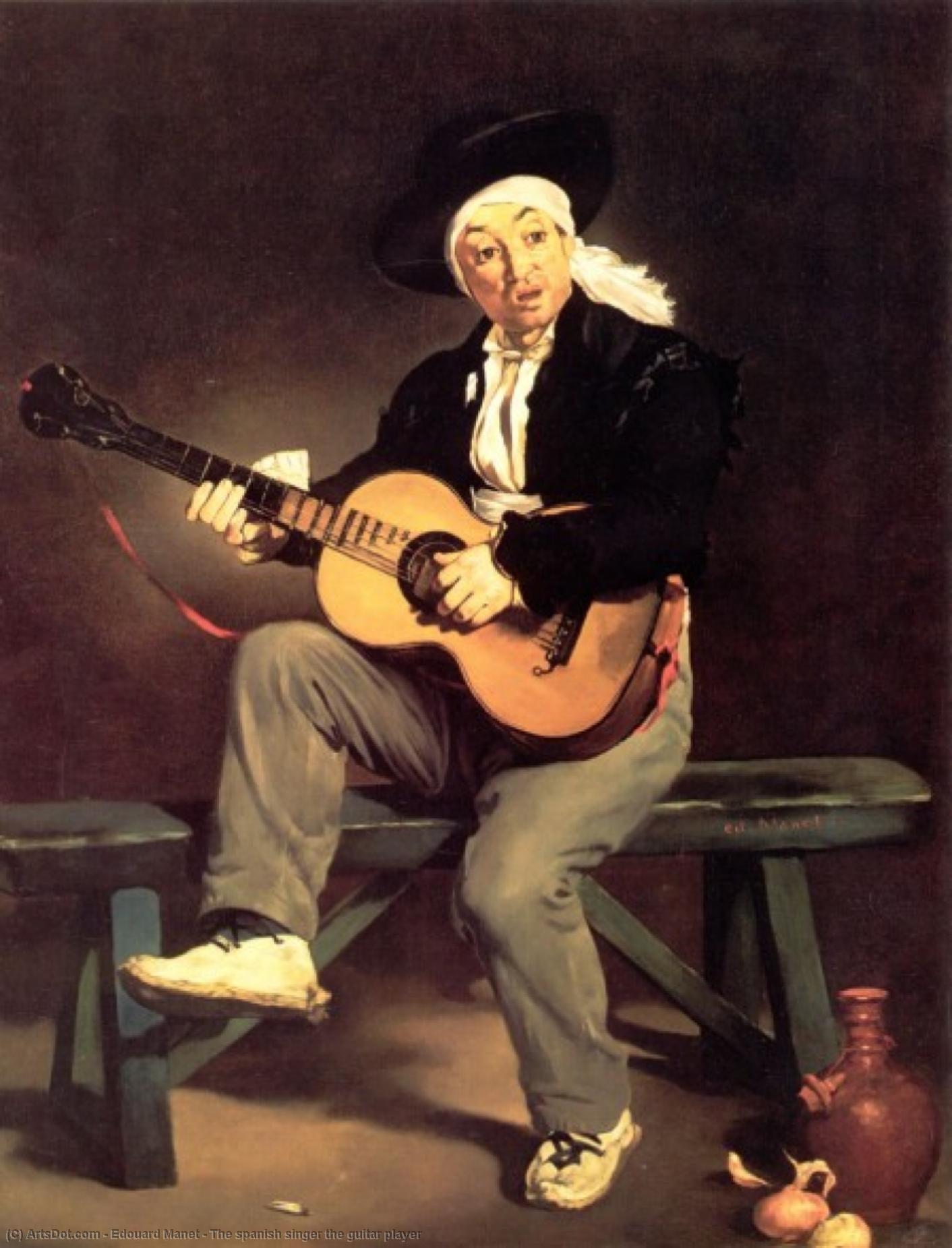The Spanish Singer The Guitar Player — Édouard Manet