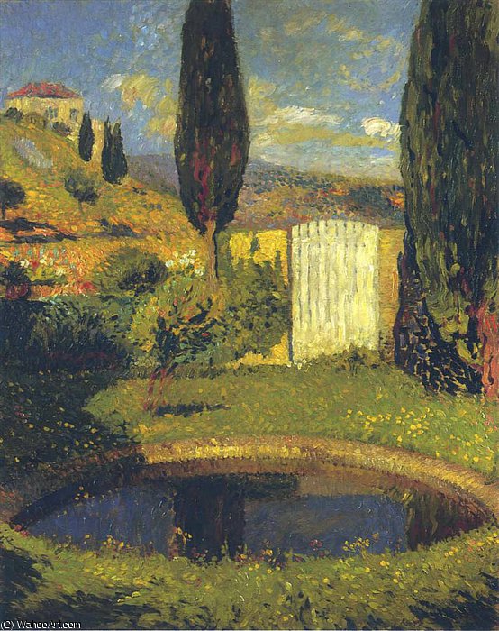 Garden At Labastide Du Vert — Henri Jean Guillaume Martin