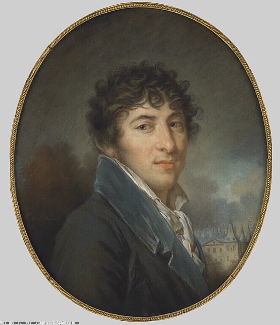Portrait Of Count Fries Moriz — Louise Élisabeth Vigée Le Brun