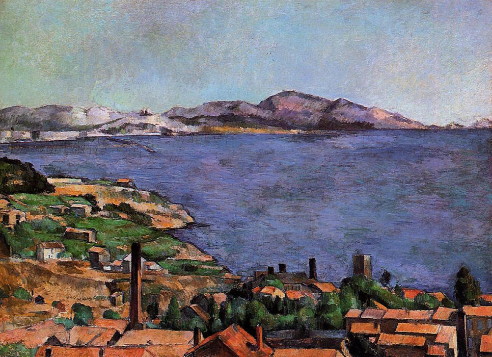 El Golfo De Marsella Vista Desde L'estaque — Paul Cézanne