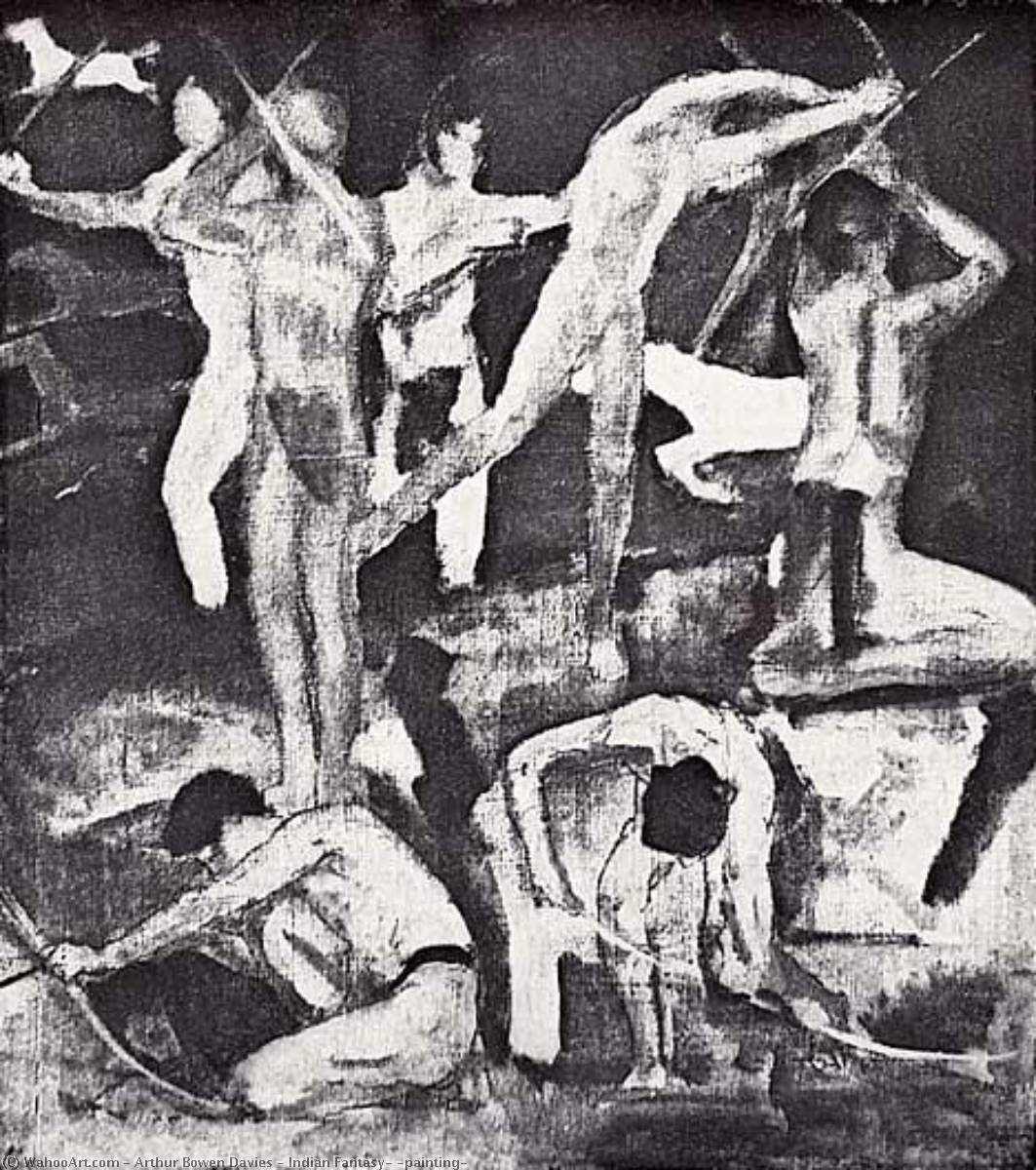 Indian Fantasy, (painting) — Arthur B. Davies