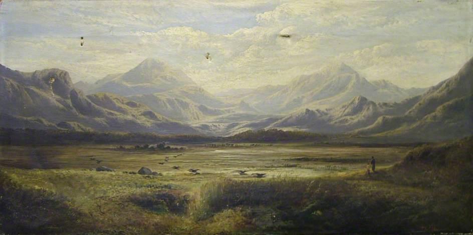 The Moors At Cotantagle, Perthshire — Charles Robert Leslie