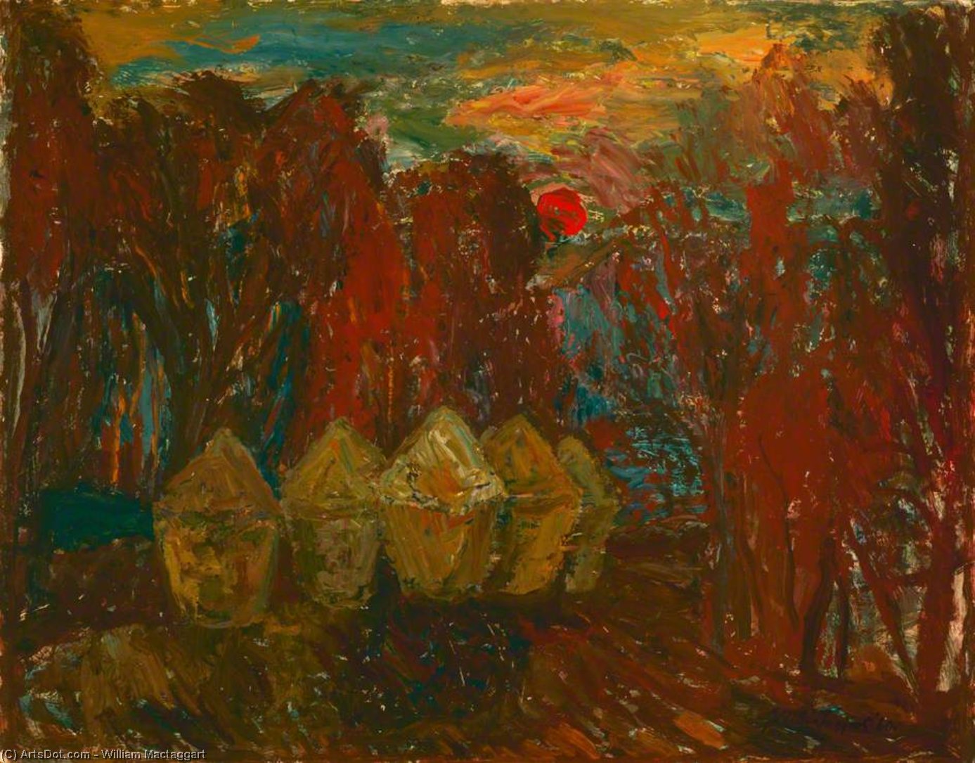 Frosty Sunset, Humbie, East Lothian — William Mactaggart