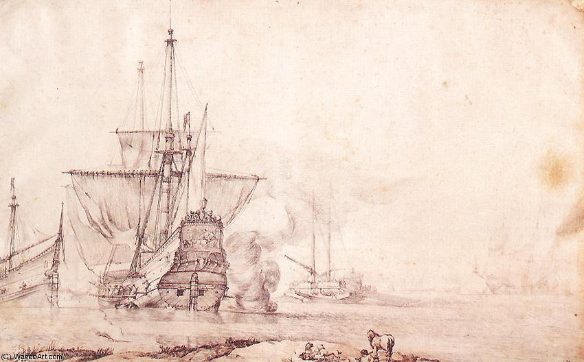 Vessel Firing A Salvo — Pierre Puget