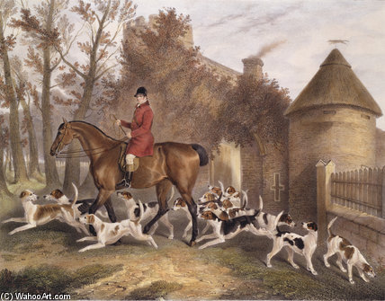 W. Sebright, Huntsman To The Milton Hounds — Richard Barrett Davis