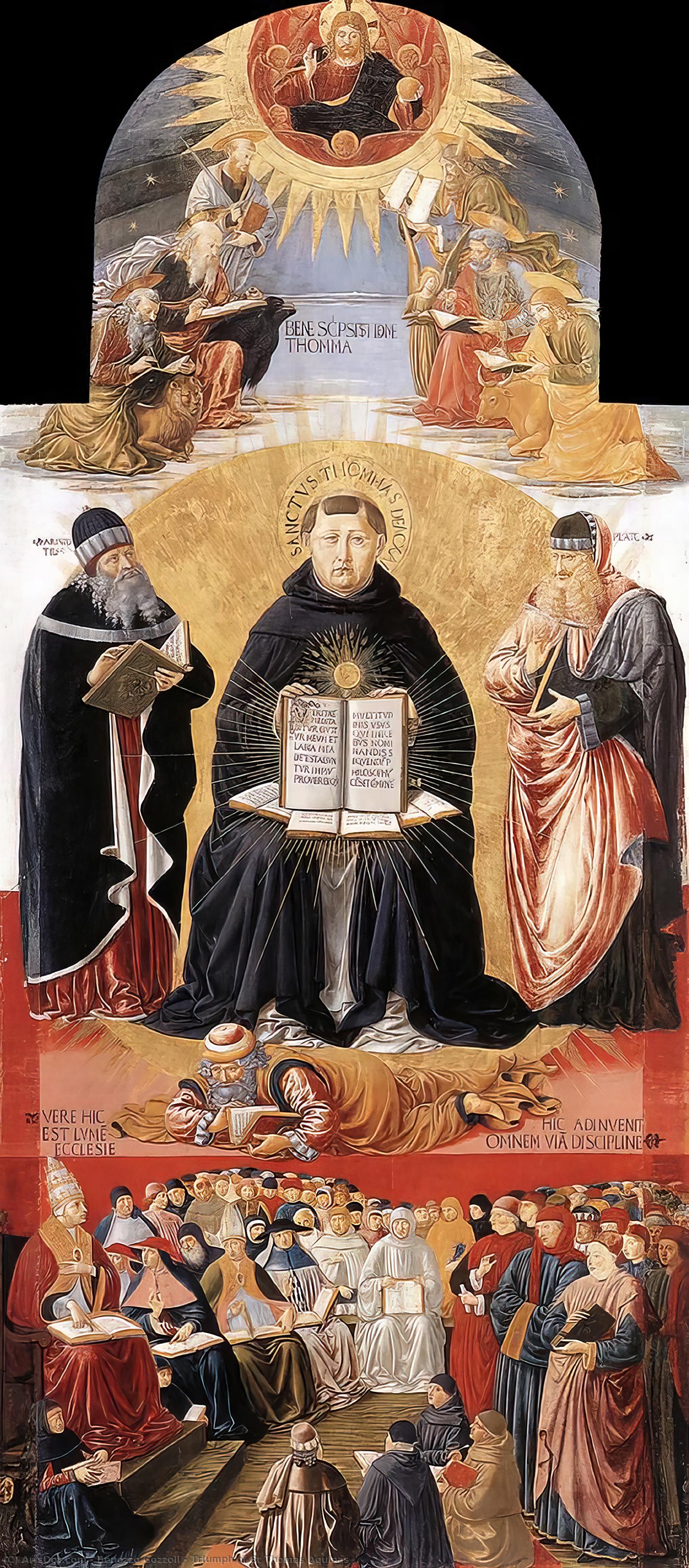 Triumph Of St Thomas Aquinas — Benozzo Gozzoli
