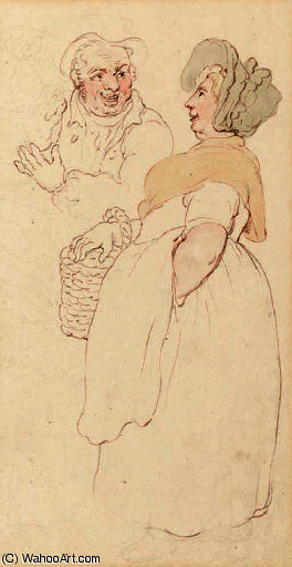 The Gossiping Costermongers — Томас Роулендсон