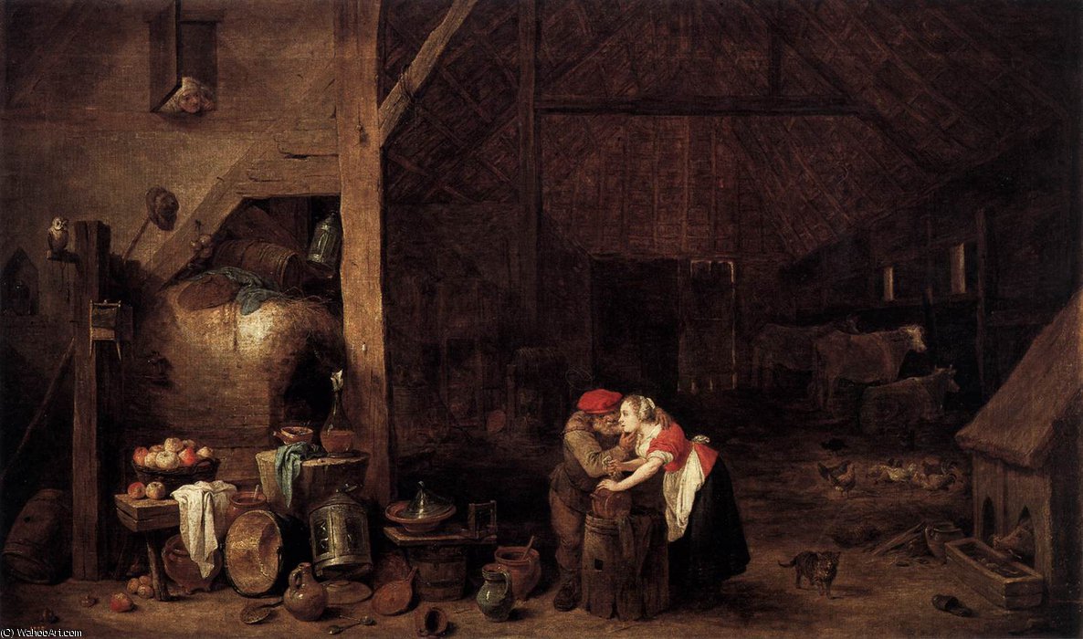 Old Man And The Maid — David Teniers The Younger