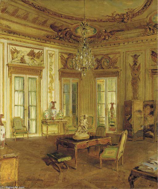 Salon Des Aigles, Hotel Crillon, Paris — Walter Gay