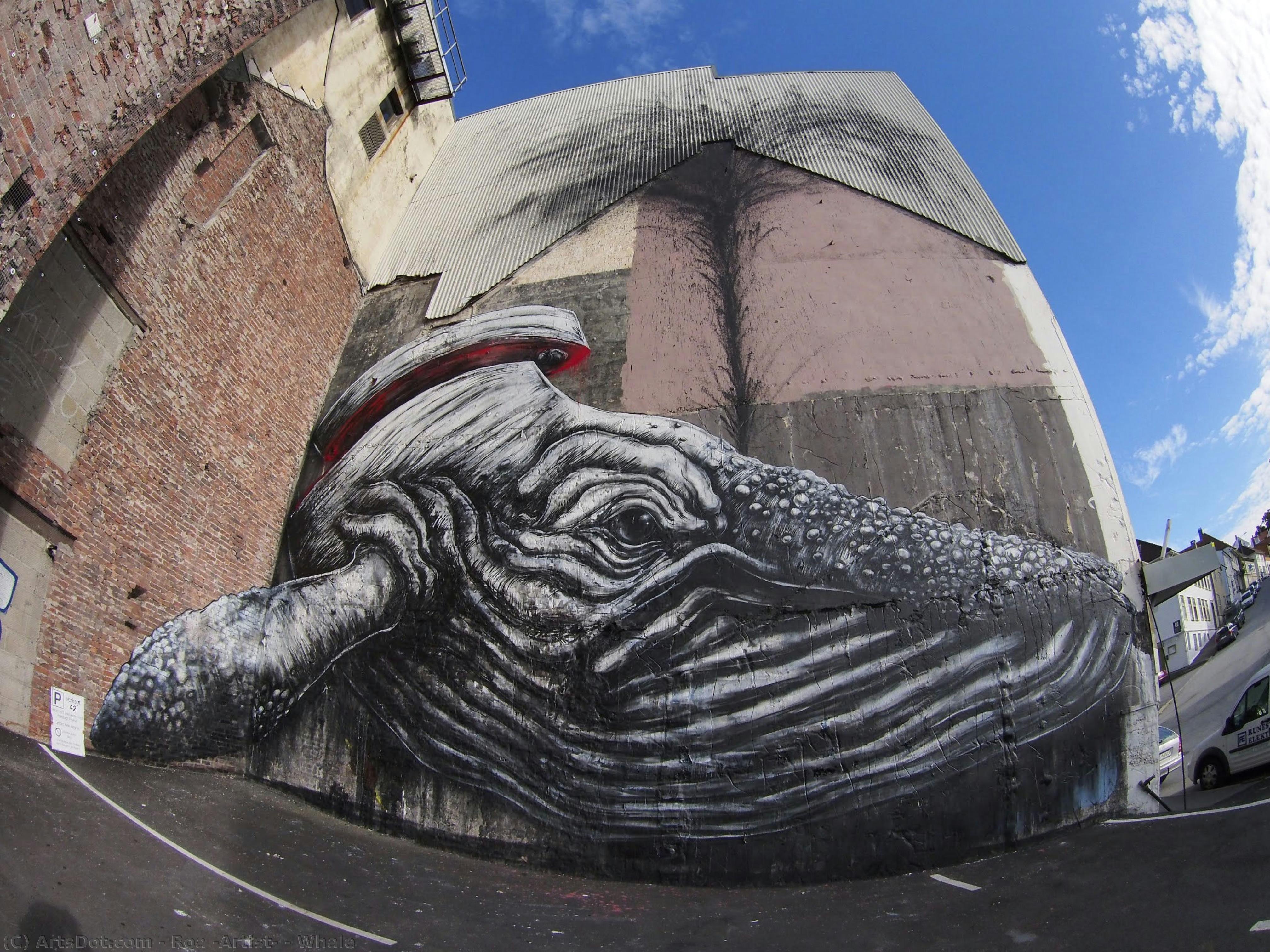 Whale — Roa (artist)
