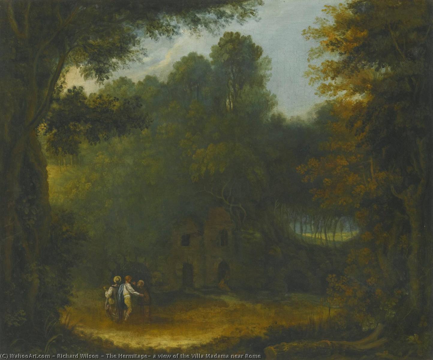 The Hermitage, A View Of The Villa Madama Near Rome — Richard Wilson