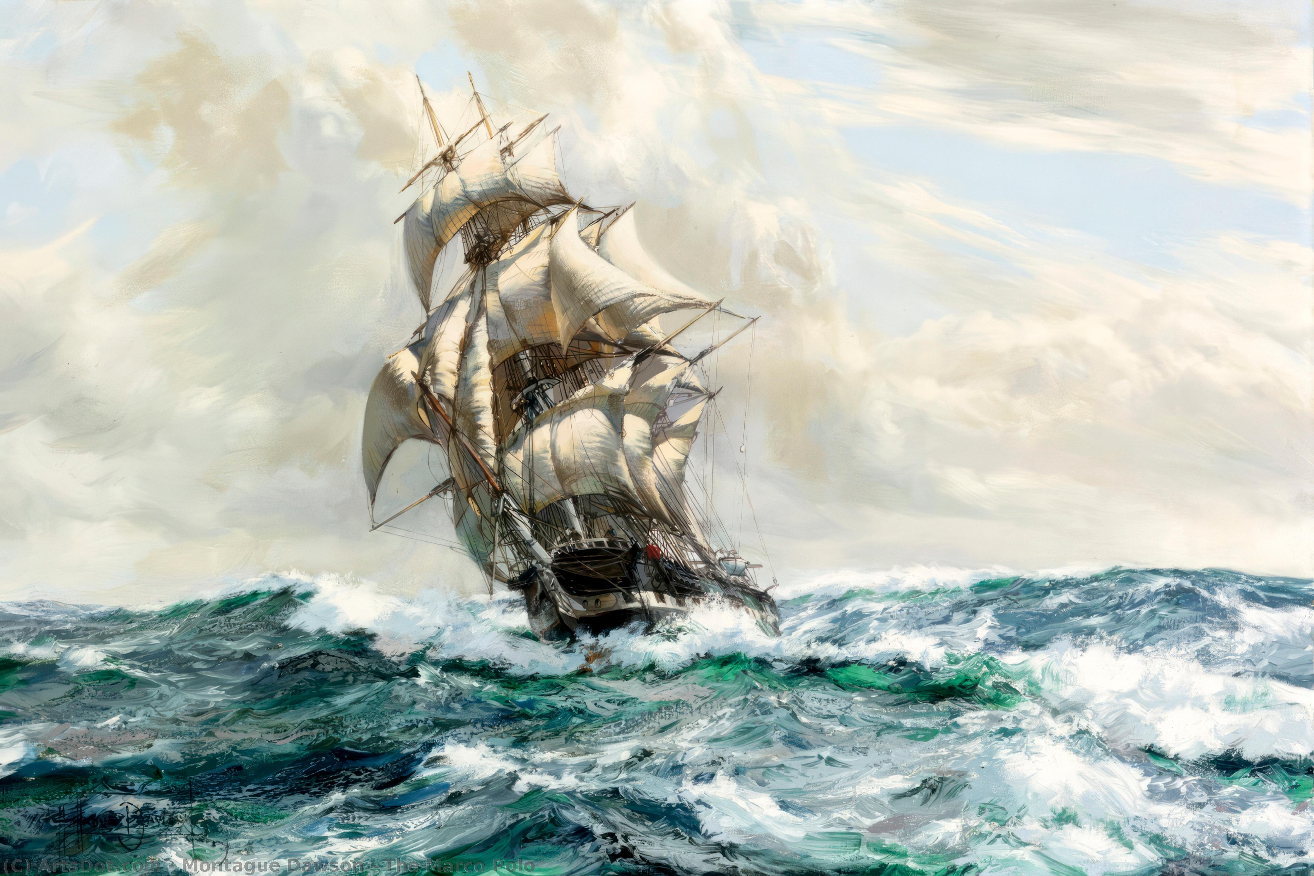 The Marco Polo — Montague Dawson