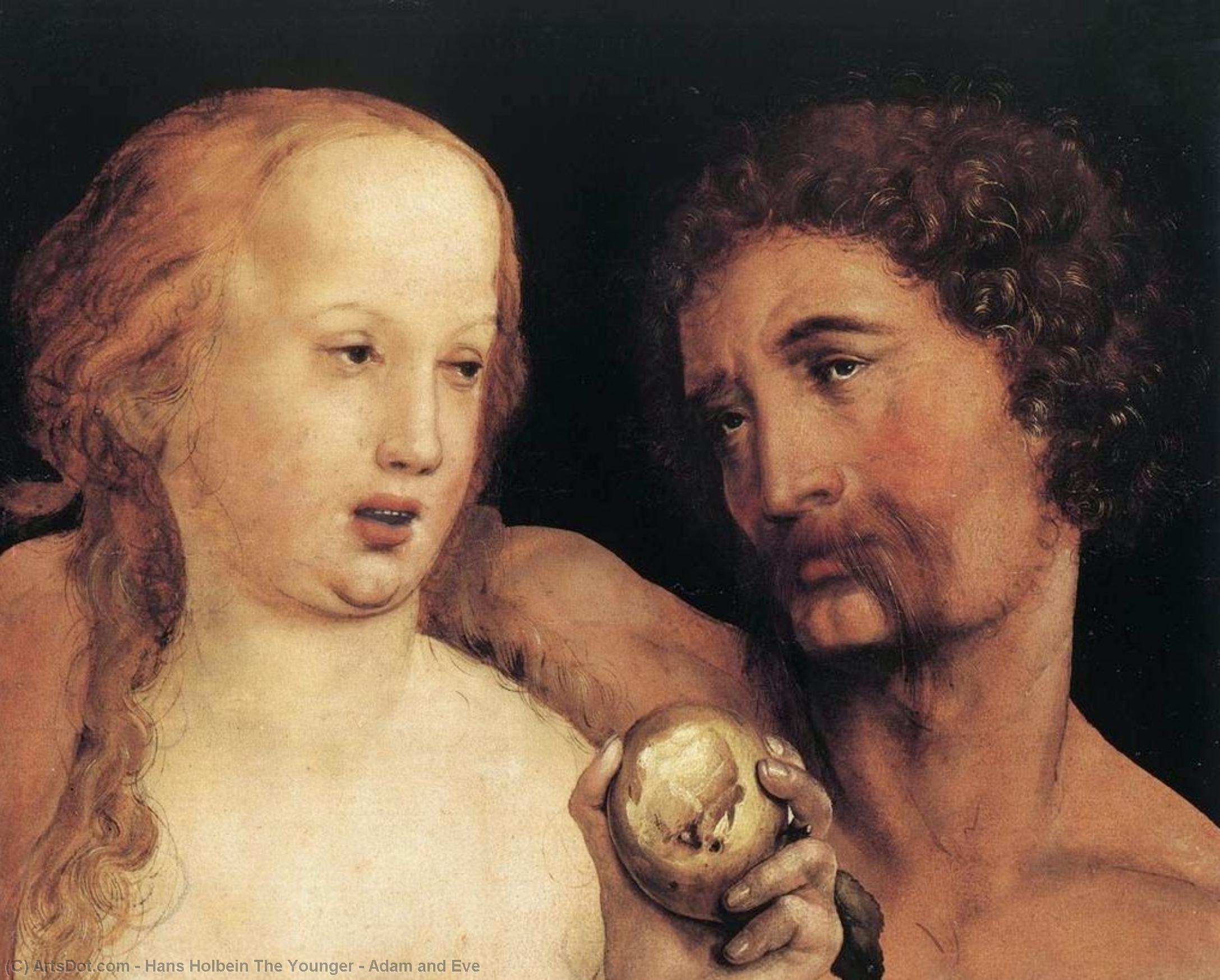 Adam And Eve — Hans Holbein The Younger