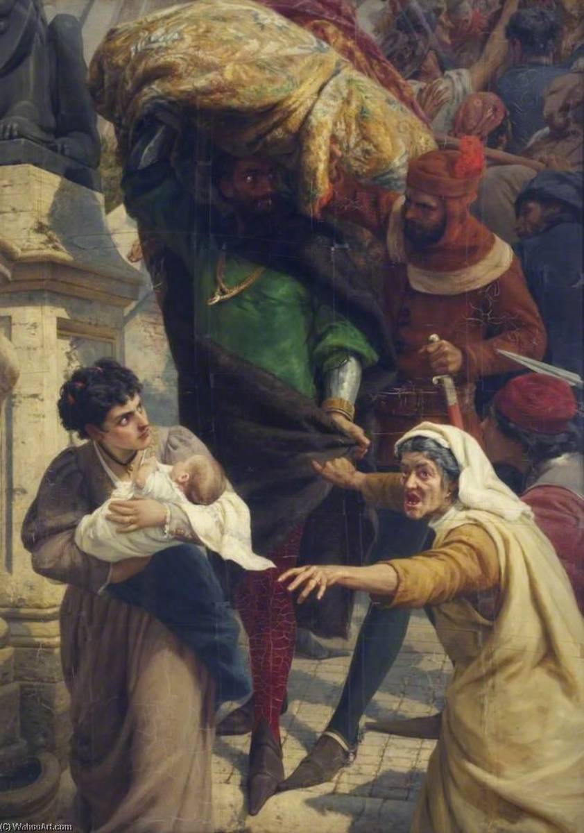 The Fall Of Rienzi, The Last Roman Tribune — Frank William Topham