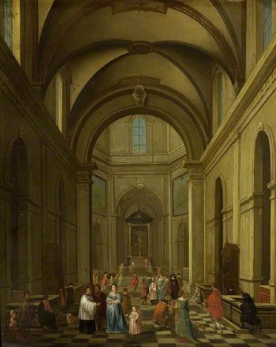 Interior Of A Church — Christian Stöcklin