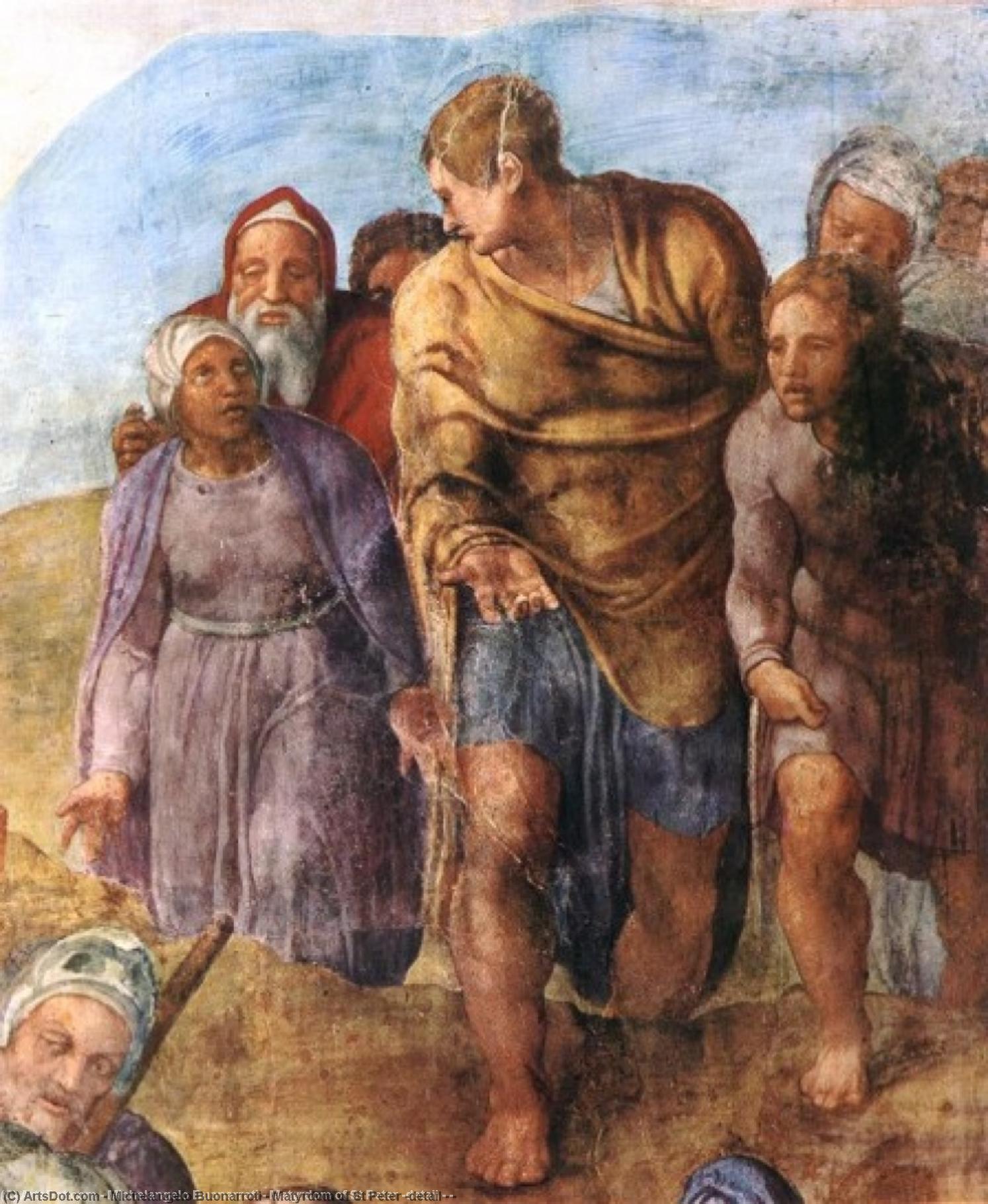 Martirio De San Pedro (detalle - ) — Miguel Ángel