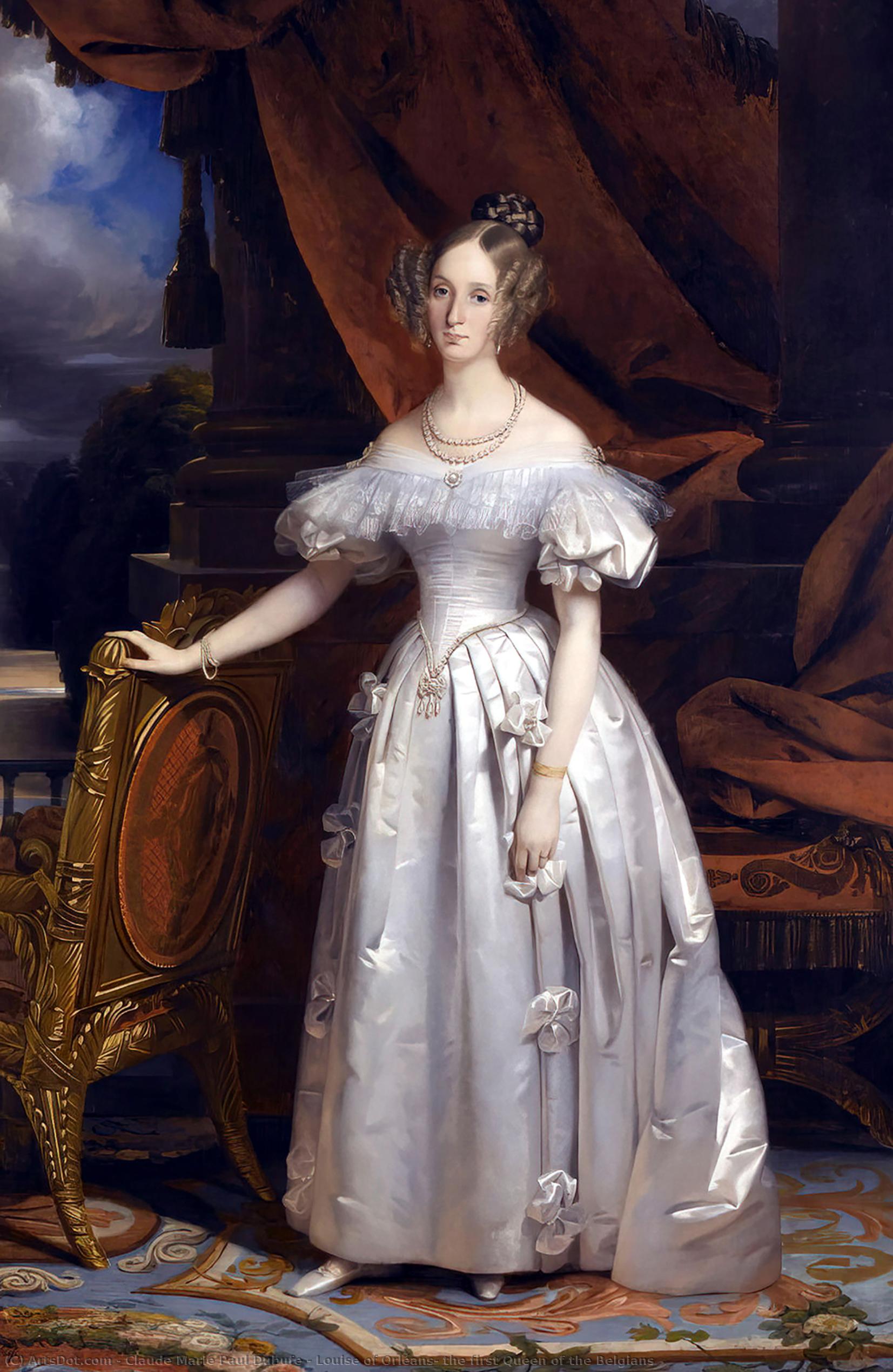 Louise Of Orléans, The First Queen Of The Belgians — Claude Marie Dubufe
