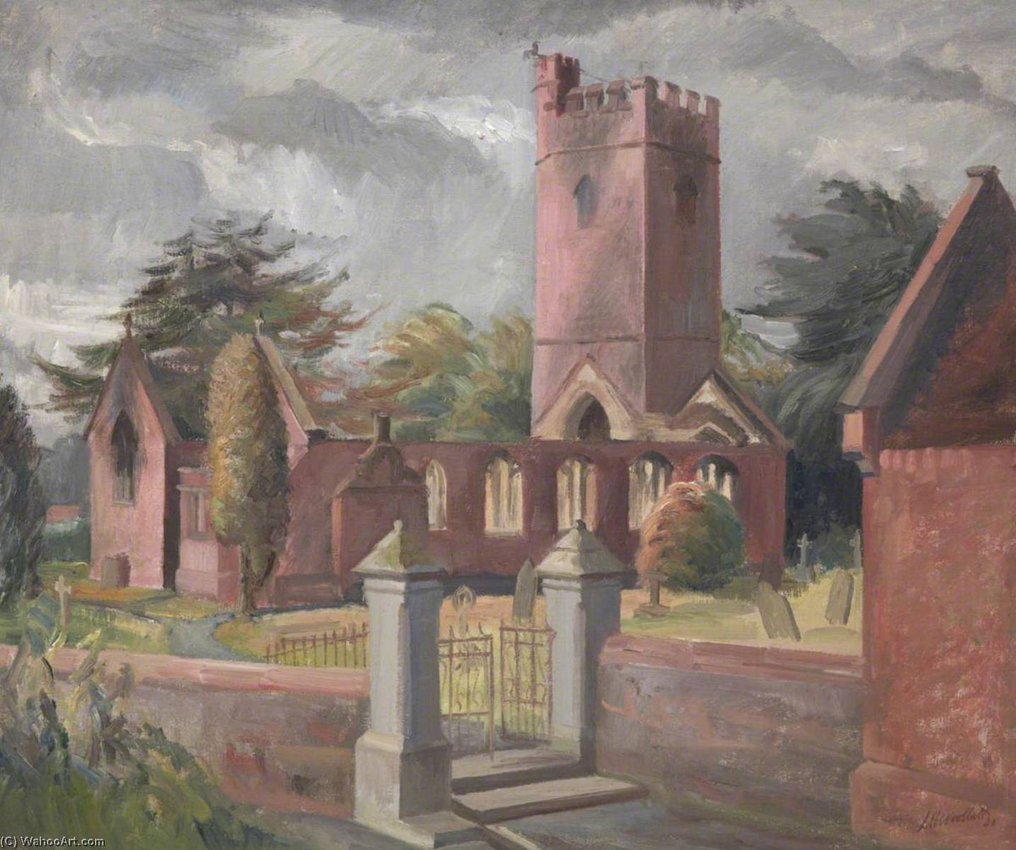 Parish Church Of Clyst St George, Devon, North East View — Leighton Hall Woollatt
