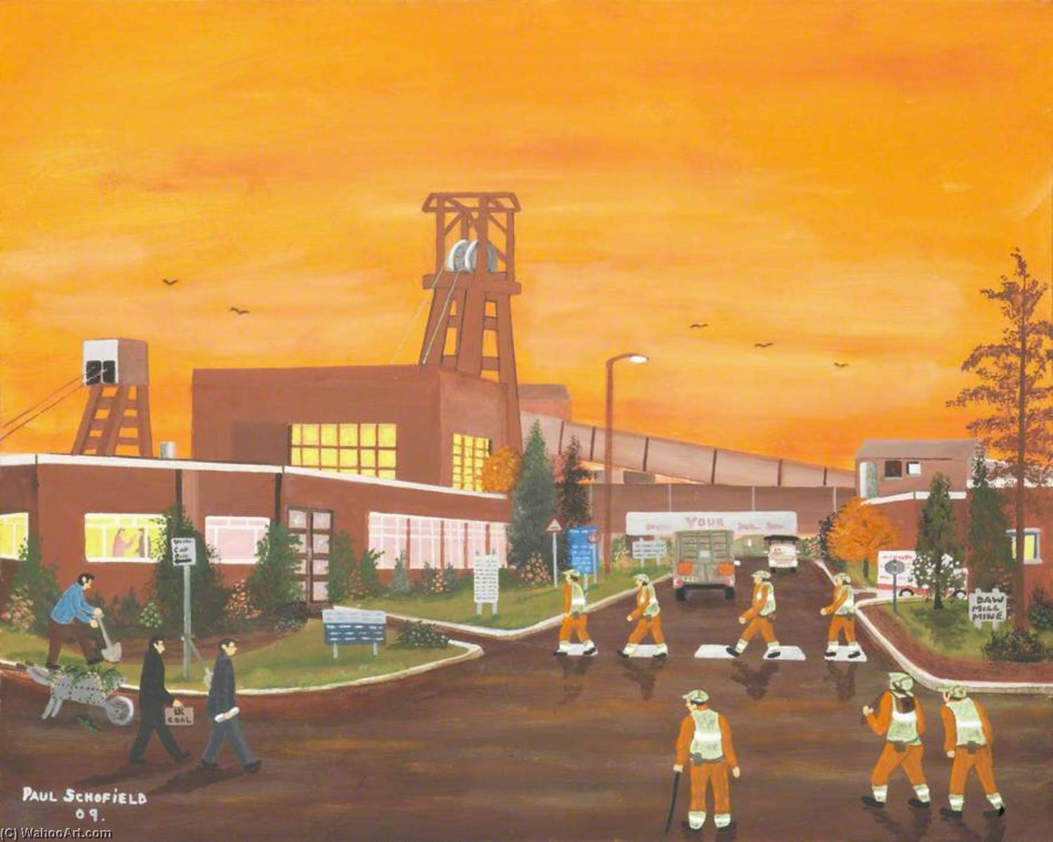 To Work, Orange Ii — Paul Schofield