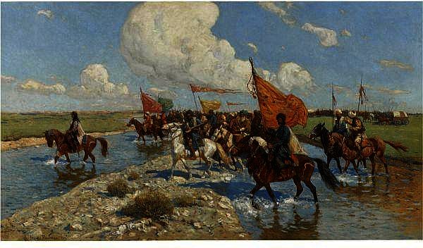 Crossing The River — Франц Алексеевич Рубо