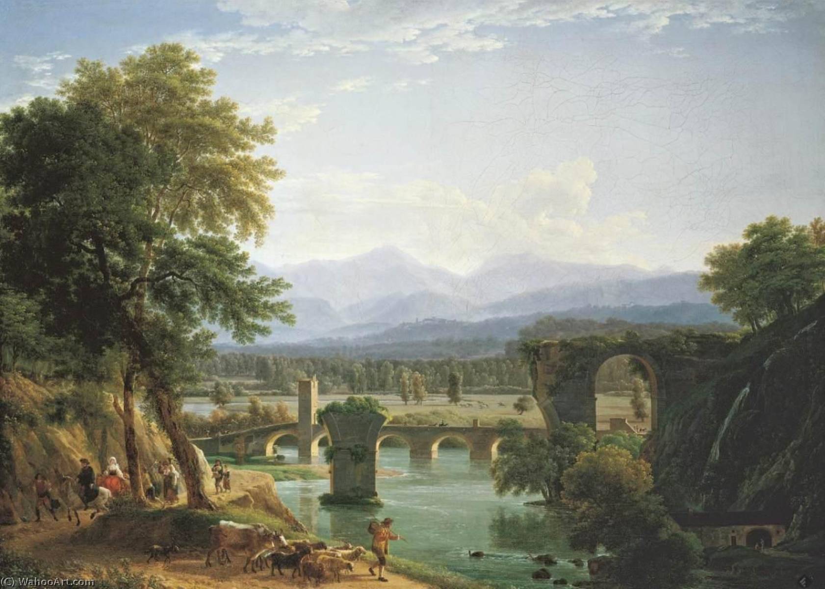 The Augustan Bridge — Joseph Pierre Xavier Bidauld