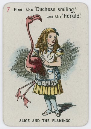 Alice And The Flamingo — Sir John Tenniel