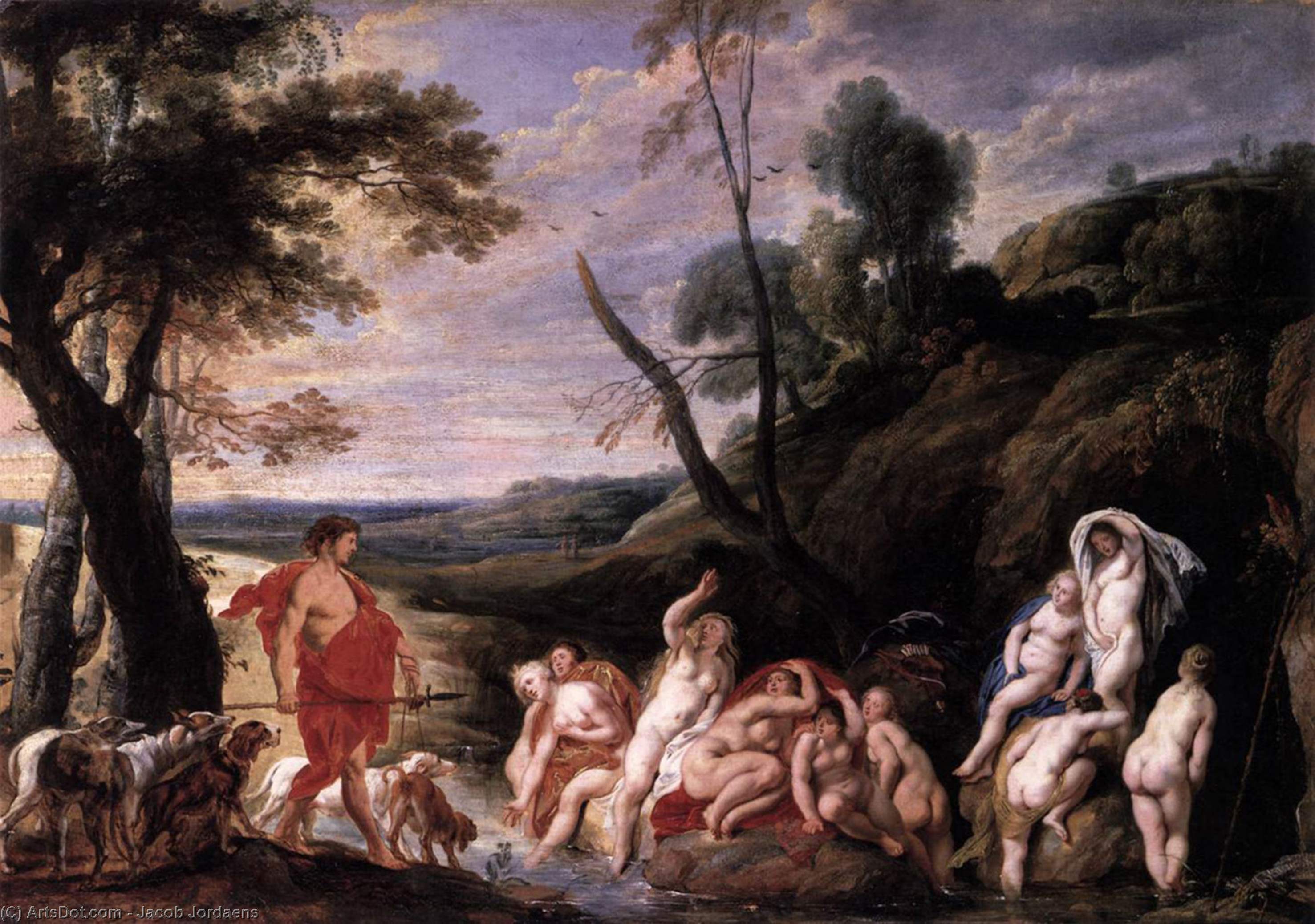Diana And Actaeon — Якоб Йордаенс