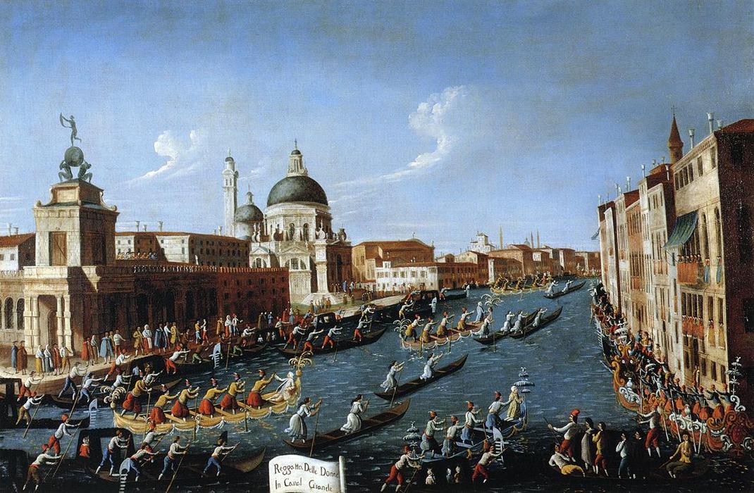 The Women's Regatta On The Grand Canal — Canaletto