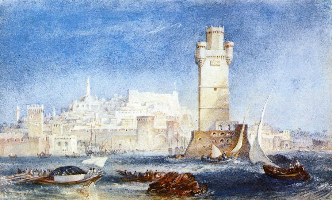 Rhodes (for Lord Byron's Works'')'' — Joseph Mallord William Turner