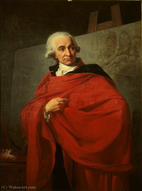 Portrait Of Louis Jean François Lagrenée The Elder — Louis Jean François Lagrenée