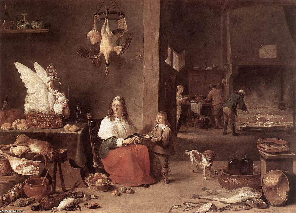 Kitchen Scene — David Teniers The Younger