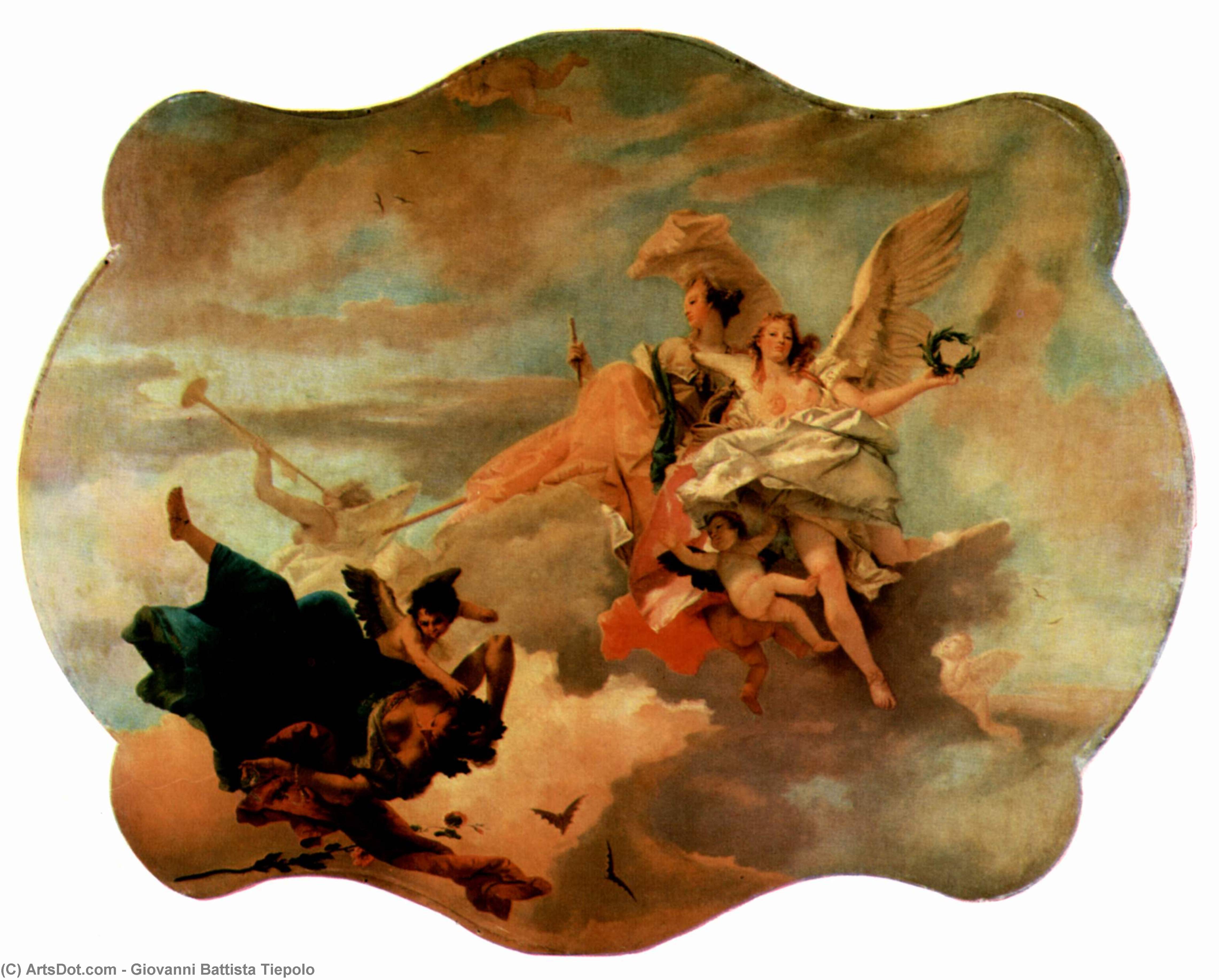 The Triumph Of Fortitude And Sapiency — Giambattista Tiepolo