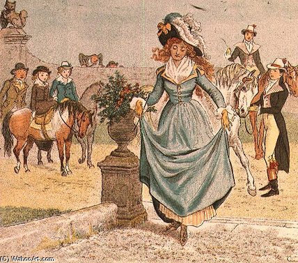 A Fine Lady From Ride-a-cock-horse To Banbury Cross — Randolph Caldecott