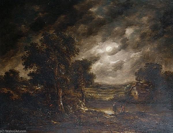 Fishermen Checking Their Nets — Richard Hilder