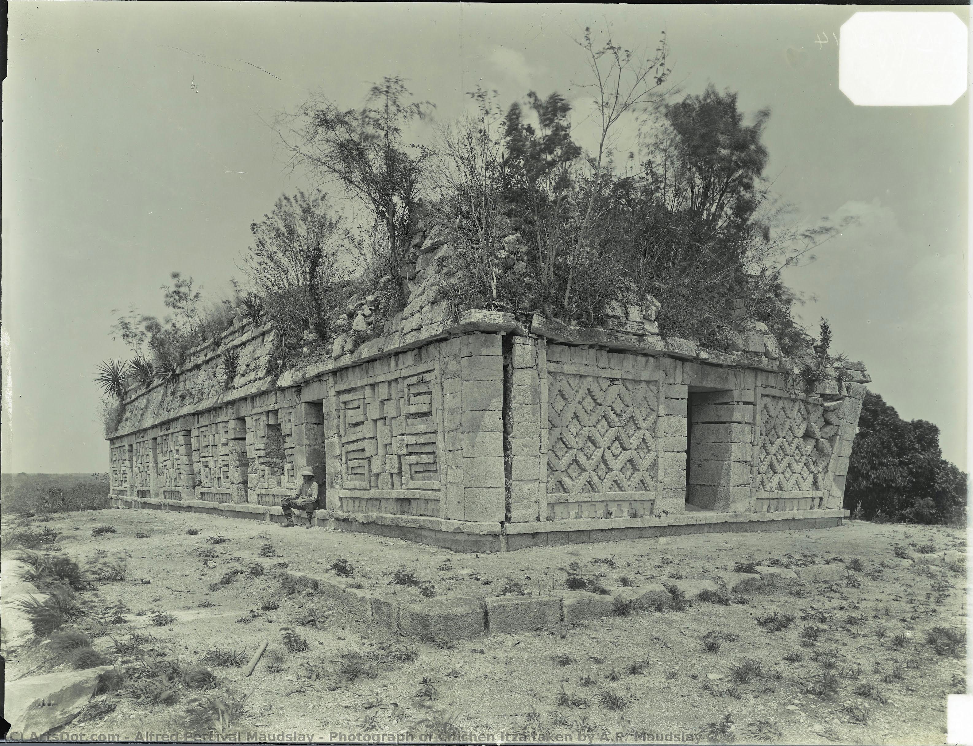 Photograph Of Chichén Itzá Taken By A.p. Maudslay — アルフレッド・パーシヴァル・モードスレー