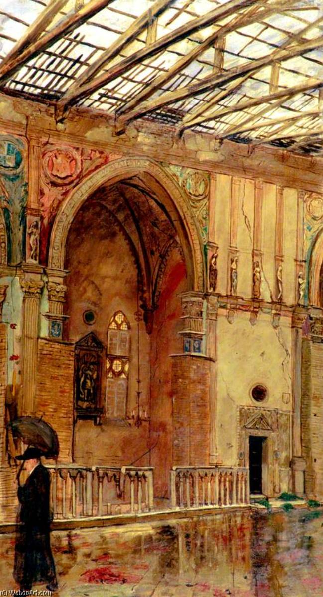 Temple Of Malatesta, Rimini Interior — Carel Victor Morlais Weight