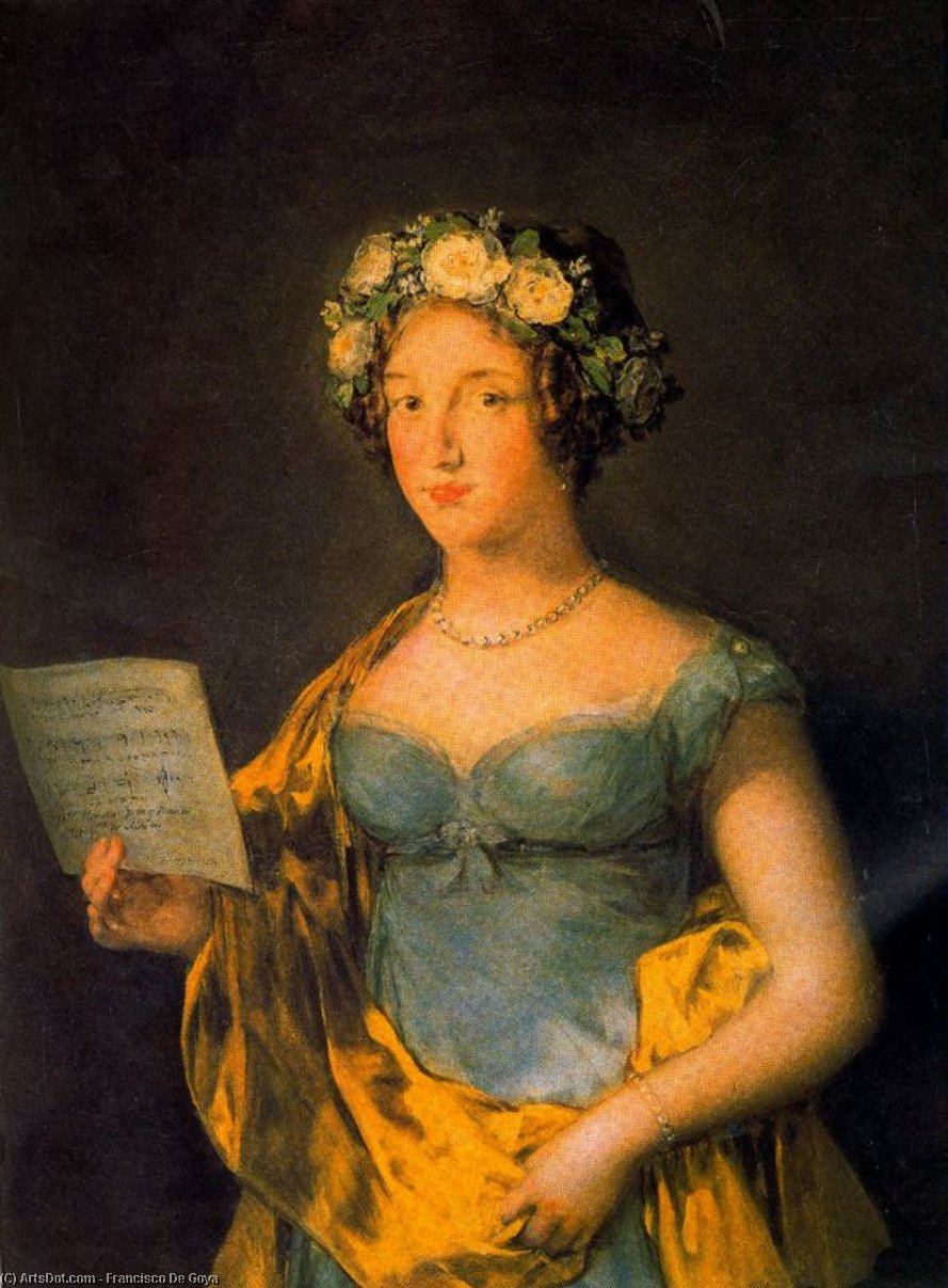 The Duchess Of Abrantes — Francisco José De Goya Y Lucientes