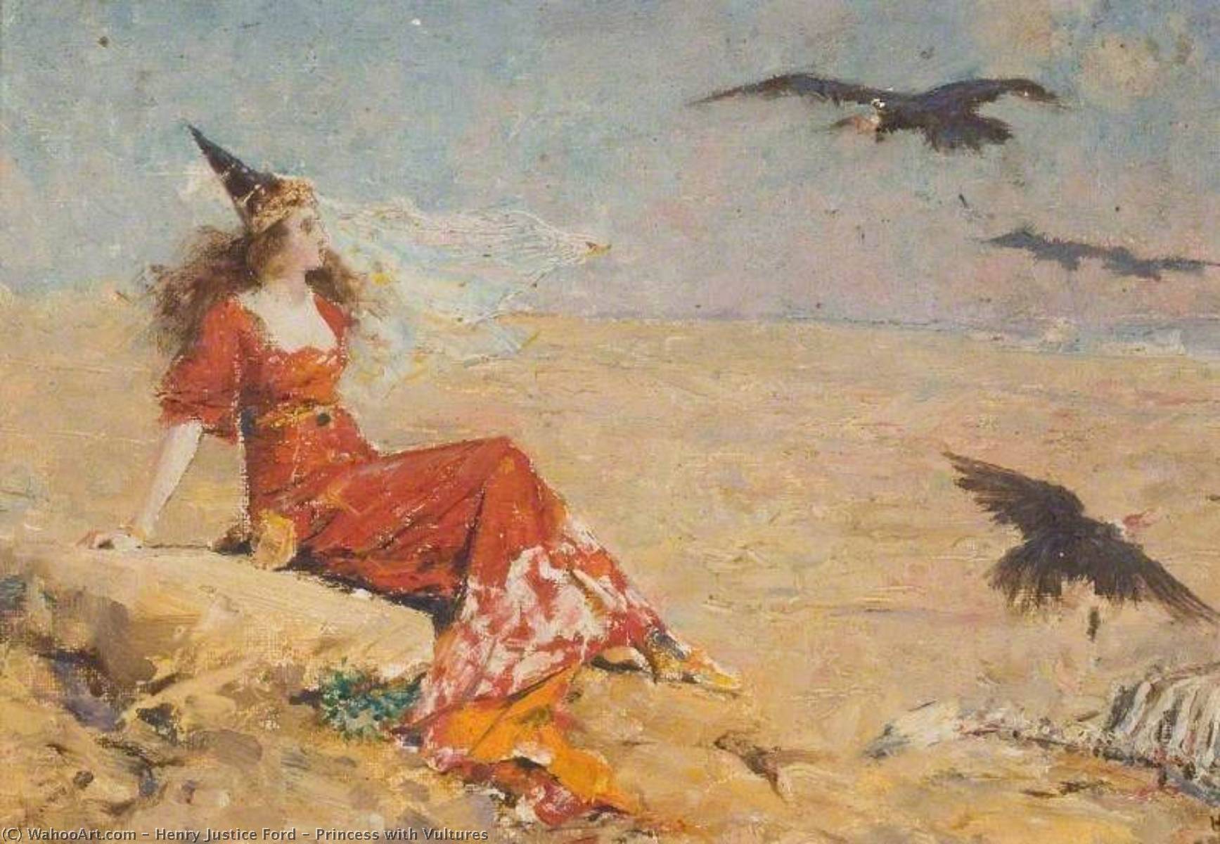 Princess With Vultures — Henry Justice Ford