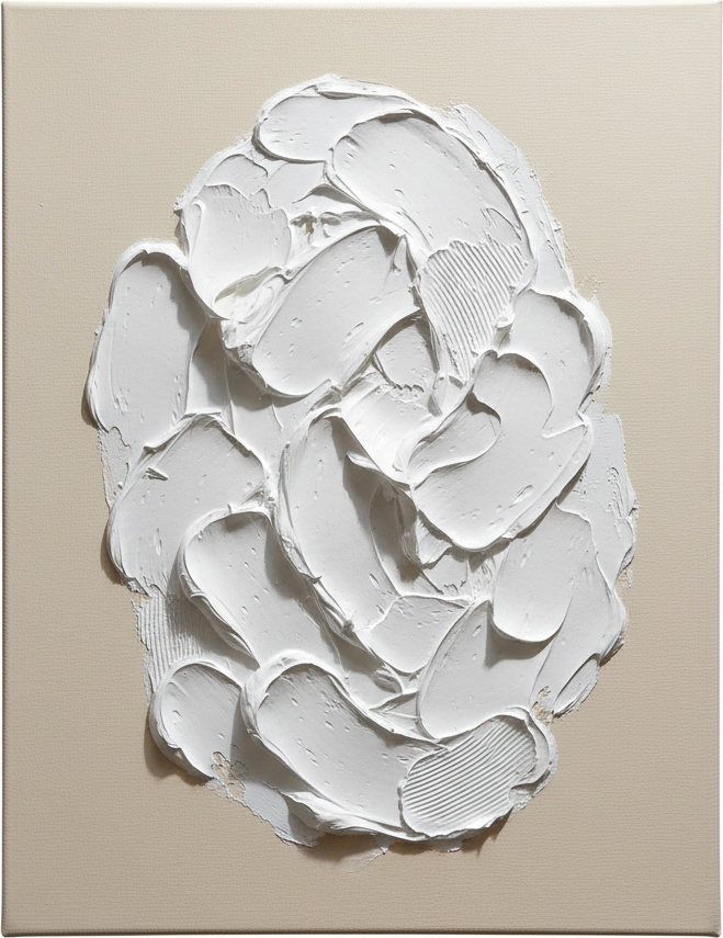 Ethereal Relief In Alabaster: A Monumental Study Of Organic Form And Light — David Moreau