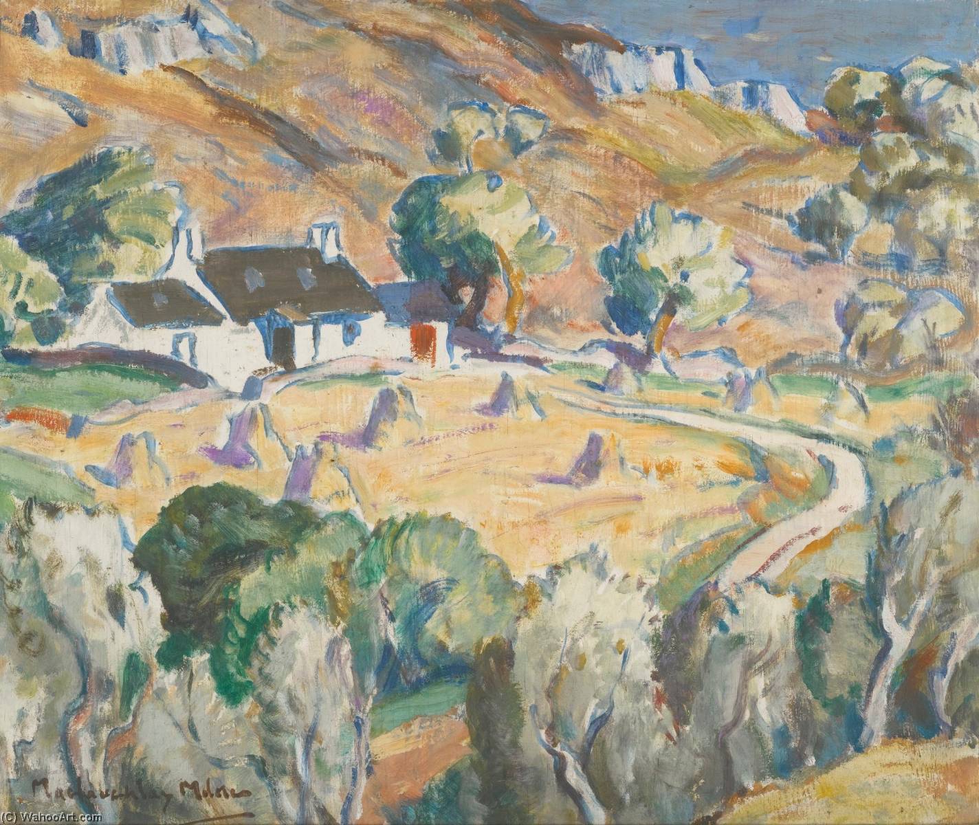 Harvest Time, Arran — John Maclauchlan Milne