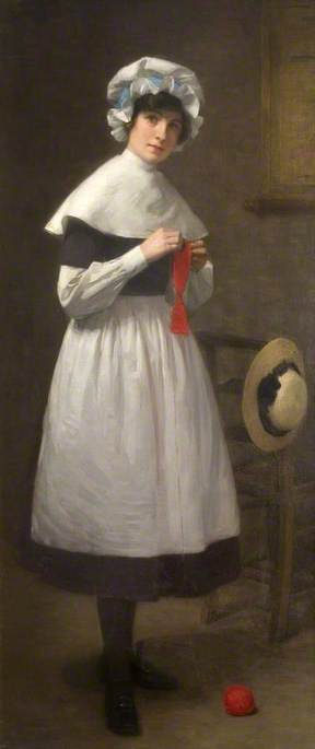 Colchester Blue Coat School Girl — Frank Robinson Daniell