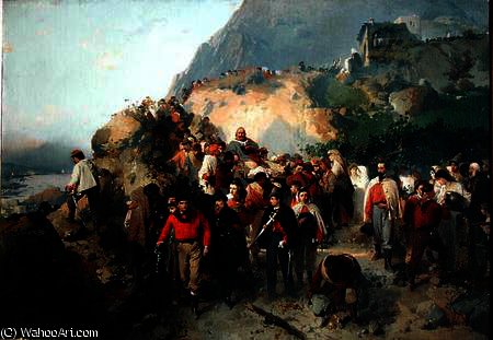 The Injured Garibaldi — Girolamo Induno