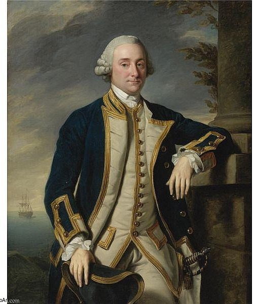 Portrait Of Admiral Sir Hugh Palliser — Sir Nathaniel Dance Holland